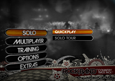 Rock Band: Country Track Pack - Screenshot - Game Select (North America) - 640x448