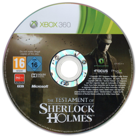 The Testament of Sherlock Holmes - Disc (Europe) - 900x900