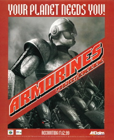 Armorines: Project S.W.A.R.M. - Advertisement Flyer - Front (United Kingdom) - 1785x2193