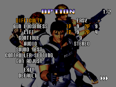 Virtua Cop 2 - Screenshot - Game Select (World) - 640x480