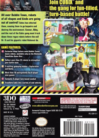 Cubix: Robots for Everyone: Showdown - Box - Back (North America) - 622x861