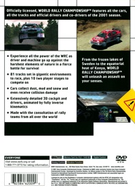 WRC: World Rally Championship - Box - Back (North America) - 3025x4306