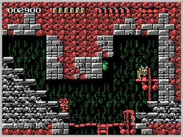 Risky Rick in Dangerous Traps - Screenshot - Gameplay (World) - 256x192