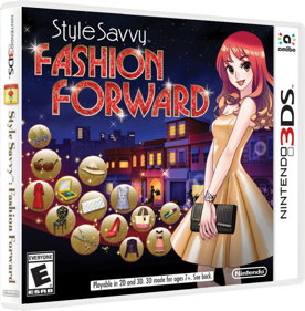 Style Savvy: Fashion Forward - Box - 3D (North America) - 842x856