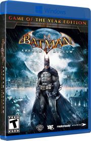 Batman: Arkham Asylum Game of the Year Edition - Box - 3D (North America) - 800x1245