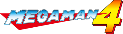 Mega Man 4 - Clear Logo (World) - 1489x418