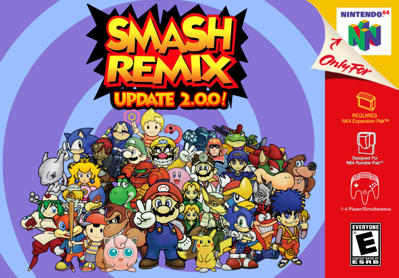 Super Smash Bros. Remix - Fanart - Box - Front (World) - 1176x820