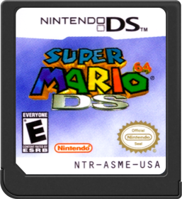 Super Mario 64 DS - Cart - Front (North America) - 517x564