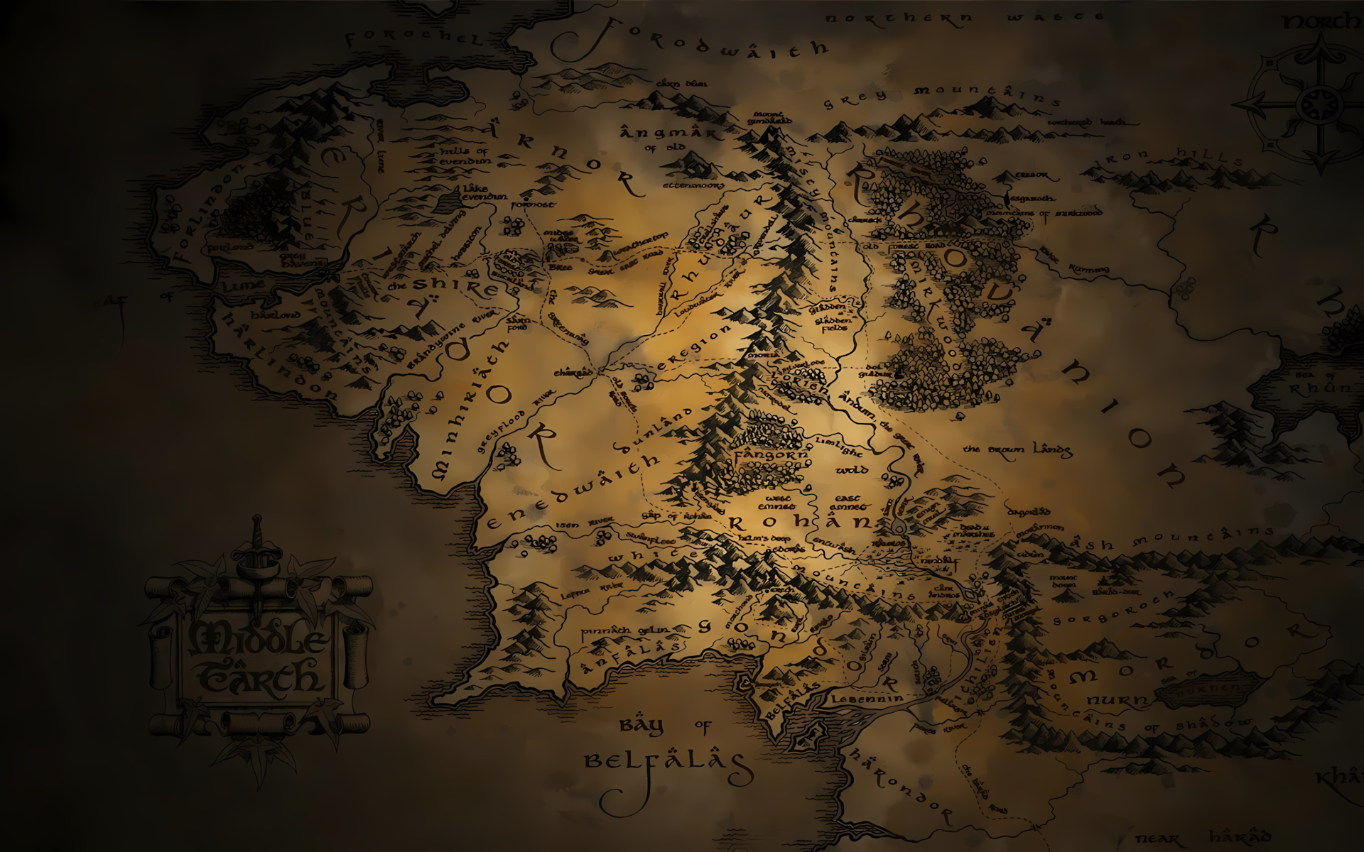 Illustration of War in Middle Earth