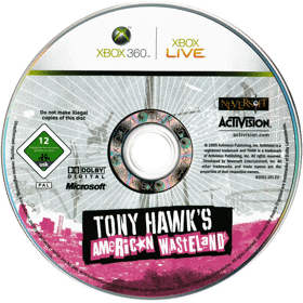 Tony Hawk's American Wasteland - Disc (Germany) - 2859x2863