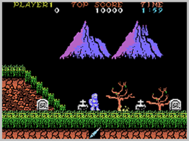 Ghosts 'n Goblins - Screenshot - Gameplay (World) - 256x192