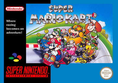 Super Mario Kart - Box - Front (United Kingdom) - 2103x1477