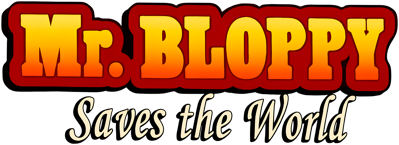 Mr. Bloppy Saves the World - Clear Logo (North America) - 3840x1394