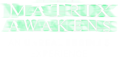 The Matrix Awakens: An Unreal Engine 5 - Clear Logo (World) - 1217x592