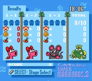 BS Super Mario USA: Power Challenge - Screenshot - High Scores (United States) - 256x224