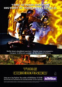 Time Commando - Advertisement Flyer - Front (North America) - 1187x1650