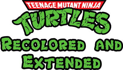 Teenage Mutant Ninja Turtles: Recolored & Extended (DreamTurtle Edition) - Clear Logo (World) - 1200x681