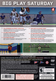 NCAA Football 09 - Box - Back (North America) - 800x1145