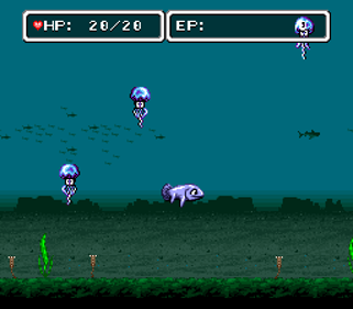 E.V.O.: Search for Eden - Screenshot - Gameplay (World) - 256x224