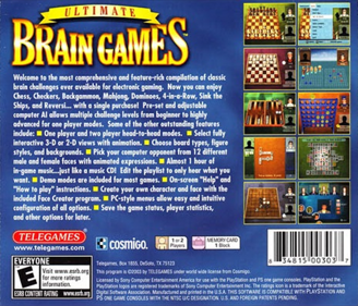 Ultimate Brain Games - Box - Back (North America) - 794x680