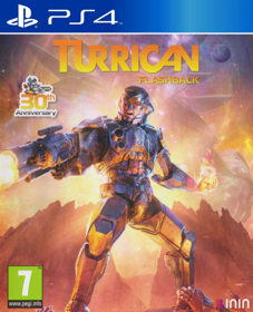 Turrican Flashback - Box - Front (Europe) - 769x950