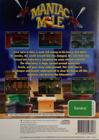 Maniac Mole - Box - Back (Oceania) - 882x1244