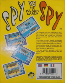 Spy vs Spy II: The Island Caper - Box - Back (Europe) - 949x1210