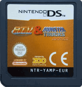 2 Game Pack!: Monster Trucks Mayhem / ATV: Thunder Ridge Riders - Cart - Front (Europe) - 987x1046