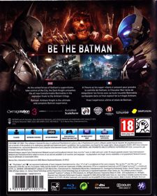Batman: Arkham Knight - Box - Back (Europe) - 642x800