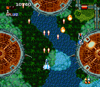 Space Megaforce - Screenshot - Gameplay (World) - 256x224