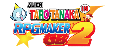 Uchuujin Tanaka Tarou de RPG Tsuku-ru GB 2 - Clear Logo (United States) - 1536x672