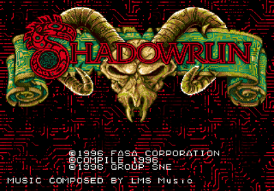 Shadowrun - Screenshot - Game Title (Japan) - 640x448