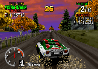 Sega Rally Championship - Screenshot - Gameplay (World) - 640x448