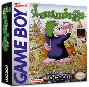 Lemmings - Box - 3D (North America) - 1016x998