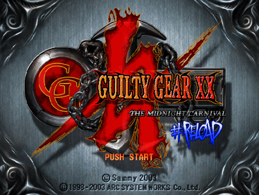 Guilty Gear X2 #Reload - Screenshot - Game Title (Japan) - 597x448