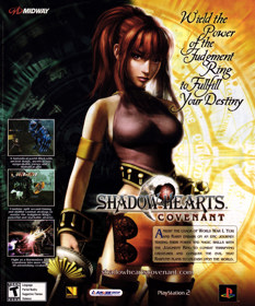 Shadow Hearts: Covenant - Advertisement Flyer - Front (United States) - 1904x2290