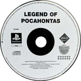 Legend of Pocahontas - Disc (Europe) - 1318x1318