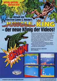 Jungle King - Advertisement Flyer - Front (Germany) - 850x1201