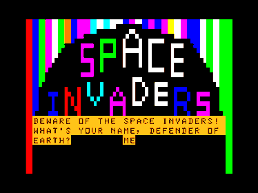 Color Space Invaders - Screenshot - Game Select (North America) - 320x240