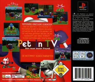 Pet in TV: Your New best Friend! - Box - Back (Germany) - 897x768