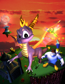 Spyro the Dragon - Advertisement Flyer - Front (World) - 2550x3300