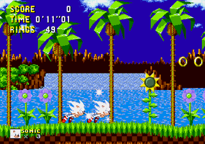 Sonic 1 in Sonic 3 S.C.E. - Screenshot - Gameplay (United States) - 640x448