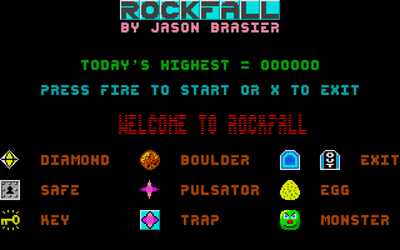 Rockfall - Screenshot - Game Title (Europe) - 320x200