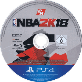 NBA 2K18 - Disc (Europe) - 766x765