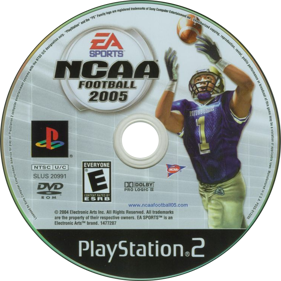 NCAA Football 2005 - Disc (North America) - 747x747