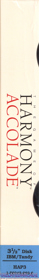 The Game of Harmony - Box - Spine (North America) - 146x1050