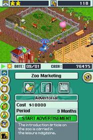 Zoo Tycoon 2 DS - Screenshot - Gameplay (World) - 196x293