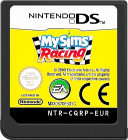 MySims: Racing - Cart - Front (Europe) - 517x564