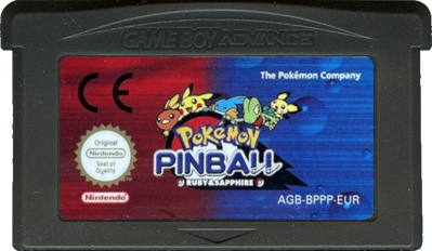 Pokémon Pinball: Ruby & Sapphire - Cart - Front (Europe) - 702x408