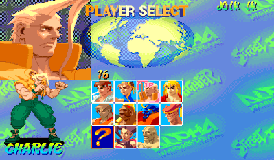 Street Fighter Alpha: Warriors' Dreams - Screenshot - Game Select (North America) - 384x224